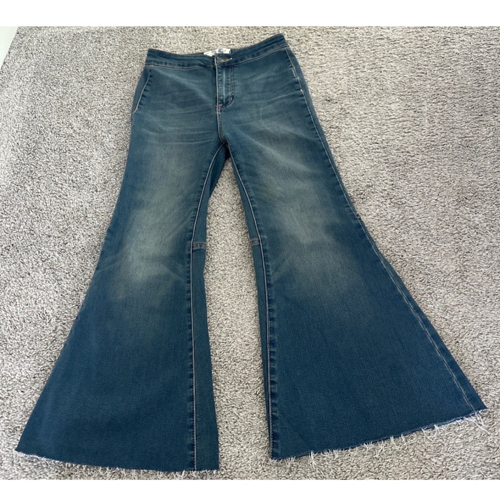 We The Free Dark Blue Flared Women’s Jeans